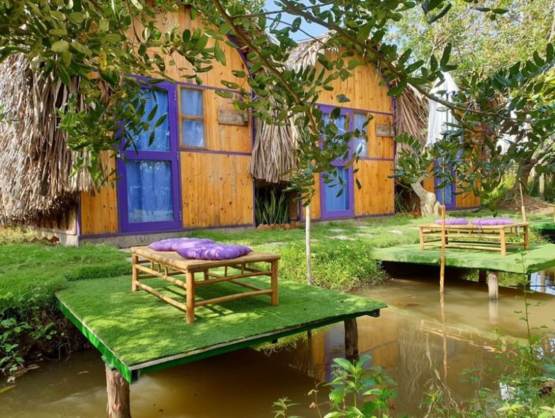 homestay phong cách miệt vườn ở Tiền Giang