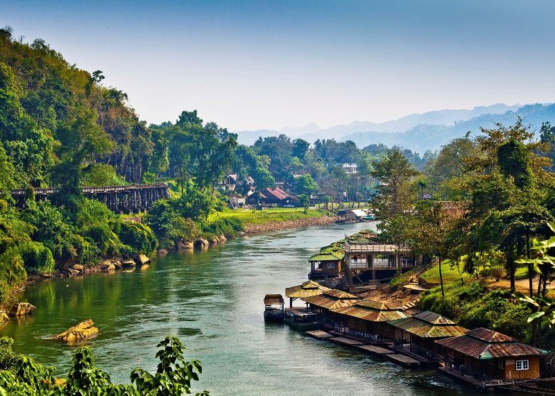 Thái Lan: Ghé thăm cung đường sắt Tử thần, cầu sông Kwai