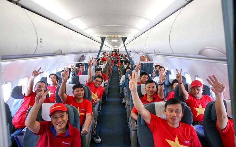Vietnam Airlines tổ chức chuyến bay thẳng Hà Nội - Dubai phục vụ CĐV Việt Nam