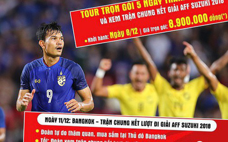 Hàng loạt tour được tung ra để fan cổ vũ đội tuyển Việt Nam
