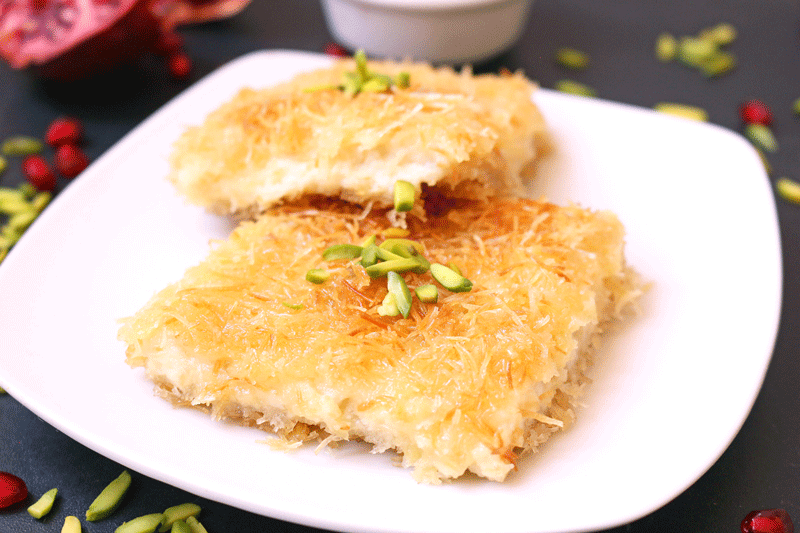 Miếng bánh vàng tươi