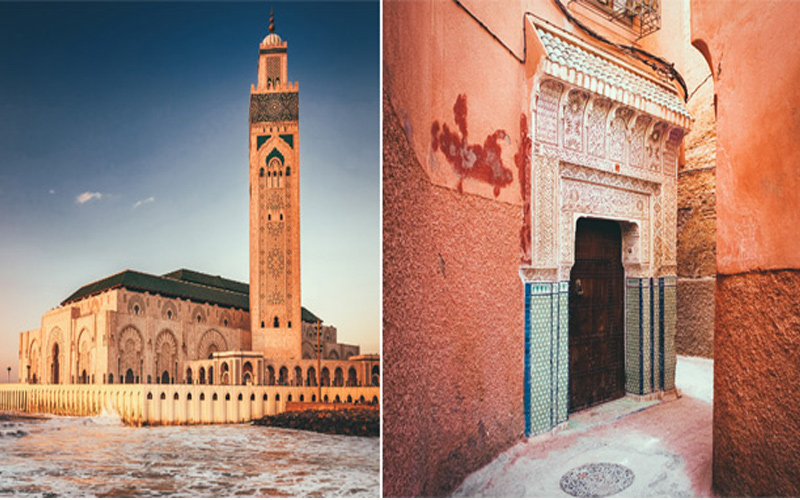 Morocco - tòa lâu đài cũ kỹ và những ô cửa đầy sắc màu