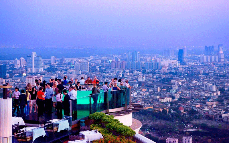 Ngắm nhìn Bangkok từ độ cao hơn 300 mét