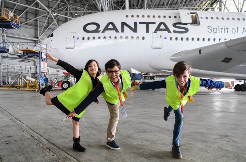 Hãng hàng không Qantas gặp CEO 10 tuổi tương lai