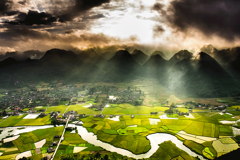 Thung lũng Bắc Sơn mùa lúa chín