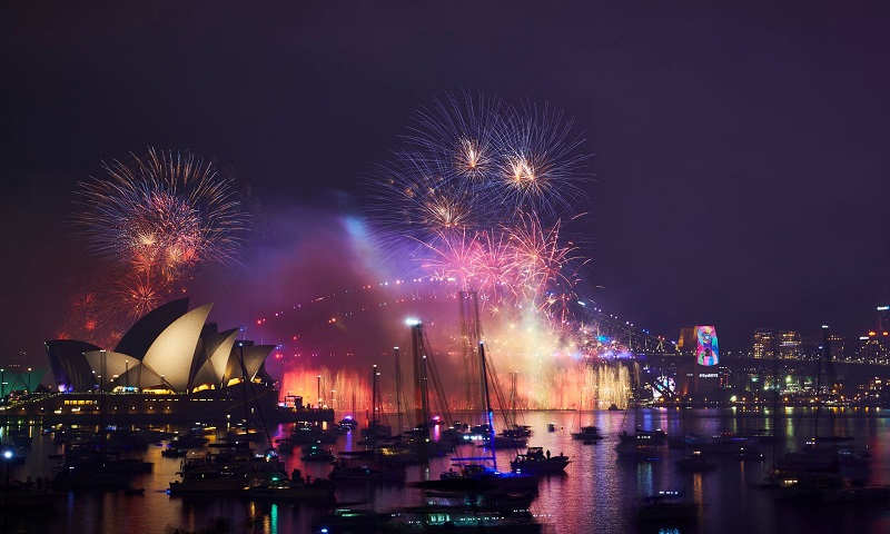 Úc: Thời tiết chuyển mưa giông trước màn pháo hoa đón năm mới