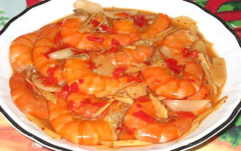 Món tôm chua Ba Bể vô cùng thơm ngon và hấp dẫn