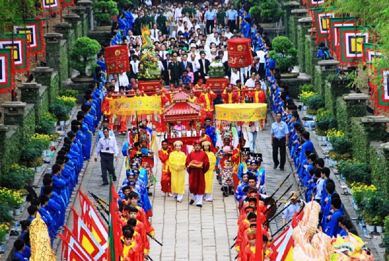 Sẽ bắn pháo hoa dịp Giỗ Tổ Hùng Vương - Lễ hội đền Hùng