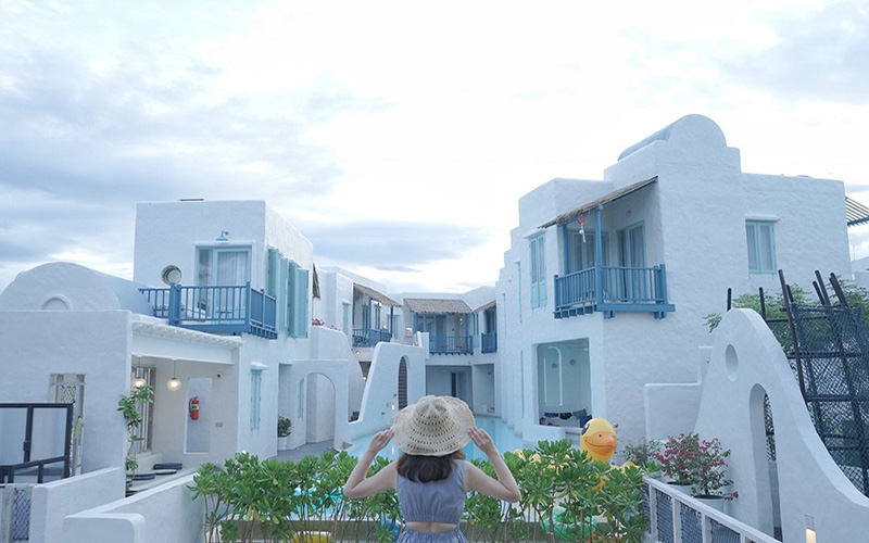 Bể bơi trải khắp thành phố y hệt Santorini đã xuất hiện tại Huahin - Thái Lan