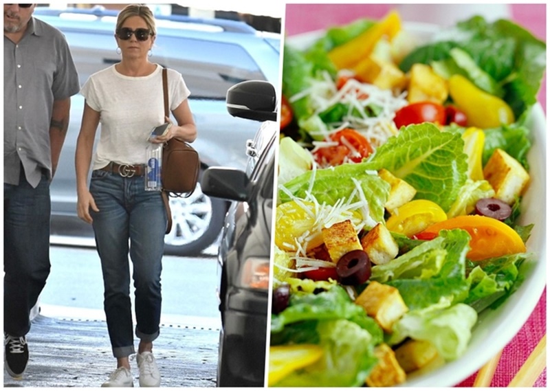 Jennifer Aniston sẽ mang theo salad