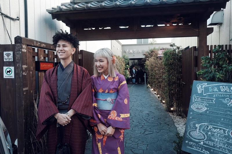 Cùng nhau mặc Kimono và dạo chơi ở Tokyo