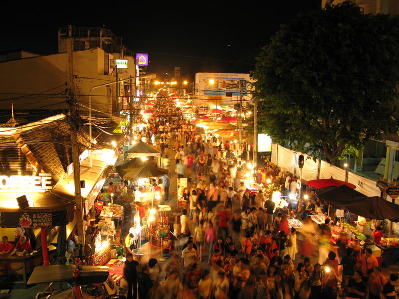 Một góc chợ đêm Chiang Mai 