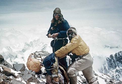 Ch&ugrave;m ảnh lịch sử của người đầu ti&ecirc;n chinh phục Everest
