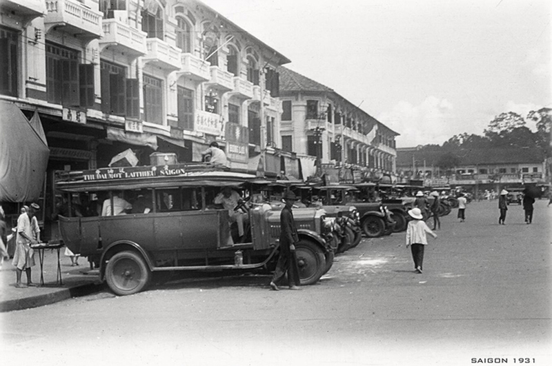 Chợ Bến Thành hơn 90 năm trước, khi xe máy chưa xuất hiện