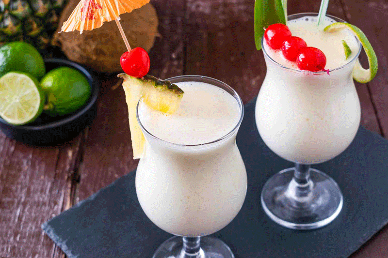 Ly cocktail mang đậm đặc trưng của vùng nhiệt đới