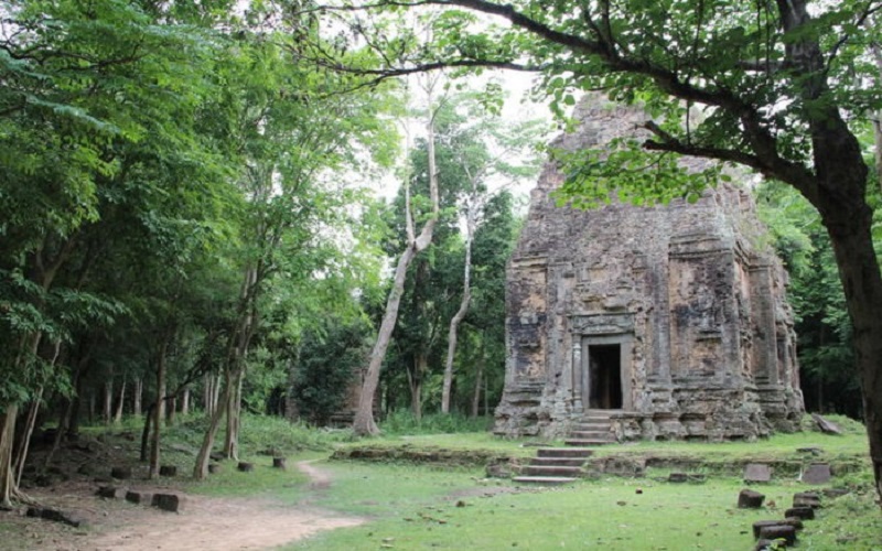 Nghệ thuật kiến trúc đền chùa ở Sambor Prei Kuk mang phong cách độc đáo của Khmer cổ