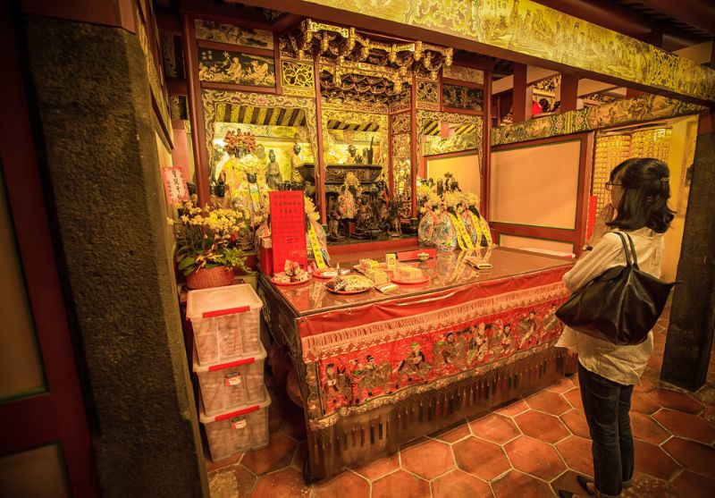 đền thờ Nguyệt lão linh thiêng nhất Đài Loan