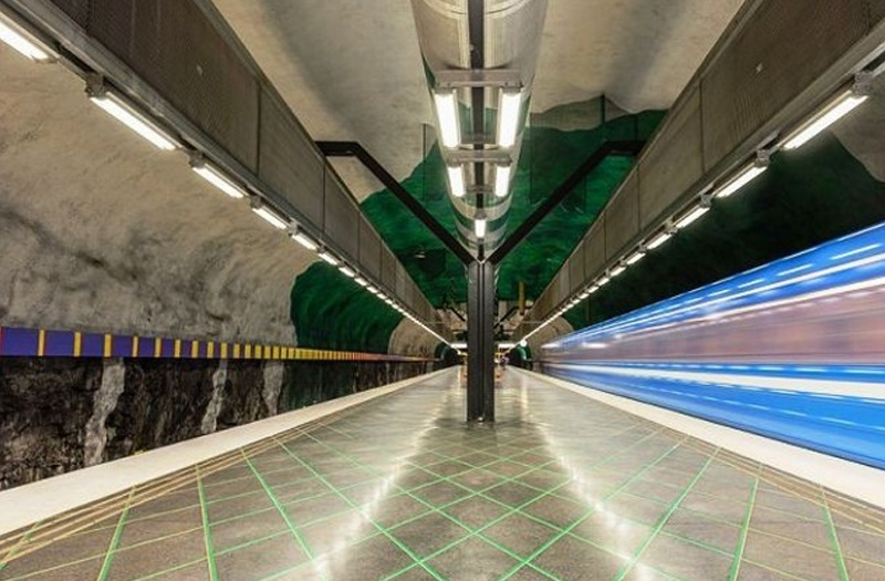 Chiêm ngưỡng những ga tàu điện ngầm ấn tượng nhất Stockholm - Thụy Điển