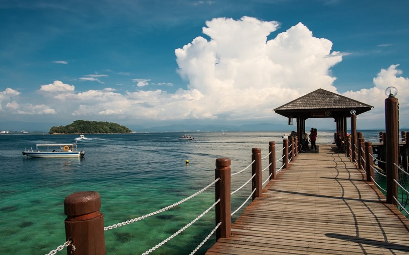 Đảo Manukan có một số bãi biển đẹp nhất của Sabah