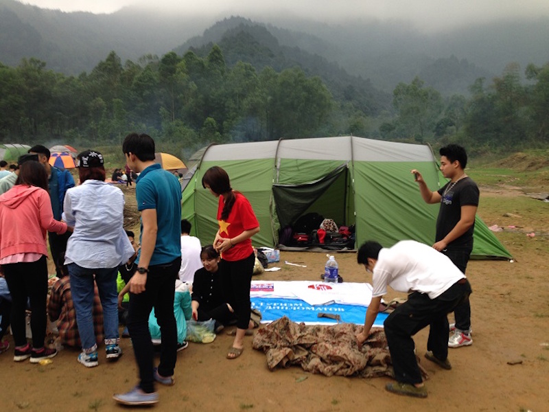 Cắm trại gần Hà Nội 