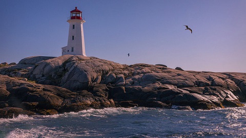 Hải đăng Peggys Point Lighthouse, Canada 