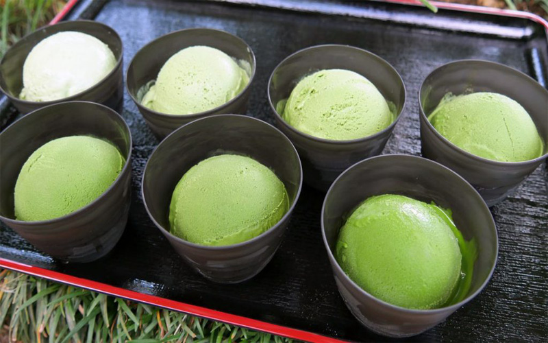 Thử thách bản thân với kem matcha 7 cấp độ ở Nhật Bản