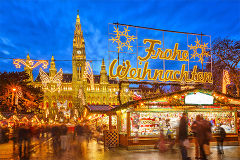 Chợ Giáng sinh ở Vienna.