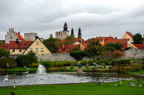 Thị trấn cổ Visby duy nhất trên đảo Gotland.