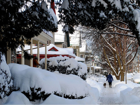 Vermont là một trong những địa điểm tốt nhất ở Mỹ để tổ chức Giáng sinh với hình ảnh tuyết phủ trắng và cây thông xanh lấp lánh.