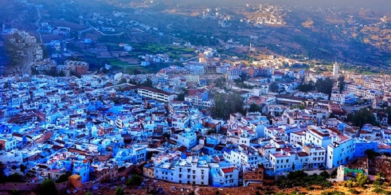 Một màu xanh bao phủ ở Thành phố Chefchaouen