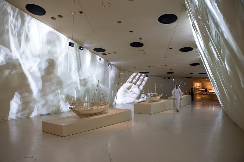Bên trong bảo tàng quốc gia Qatar 