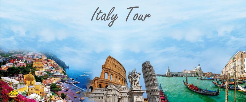 Tour du lịch đến Ý rất nhiều và tiện lợi