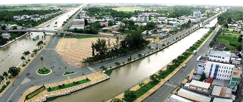 Toàn cảnh thành phố Vị Thanh Hậu Giang