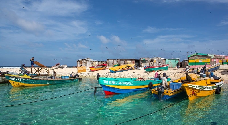 Quốc đảo Jamaica nằm ở vùng biển Caribbean