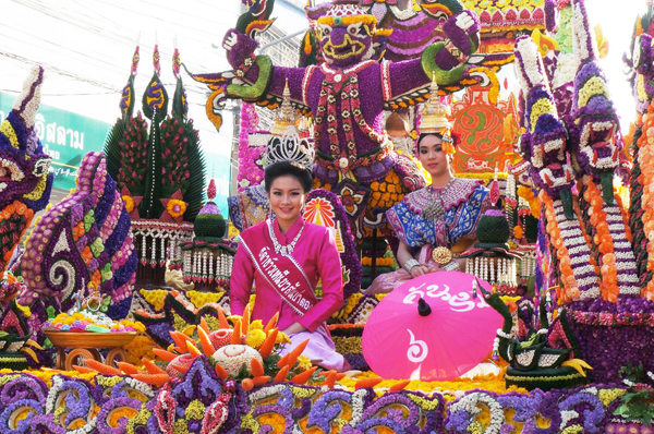 Rực rỡ lễ hội hoa ở Chiangmai