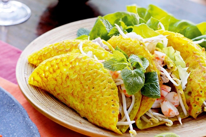 Bánh xèo miền Trung giòn tan