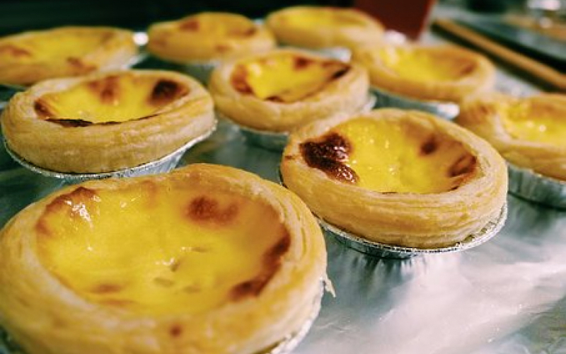 Cận cảnh bánh tart trứng cho những tín đồ mê phim TVB