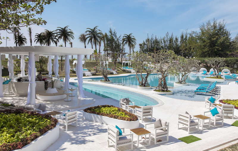Anoasis Resort Long Hai sở hữu lối kiến trúc hiện đại, tinh tế với các phòng khách sạn hướng biển