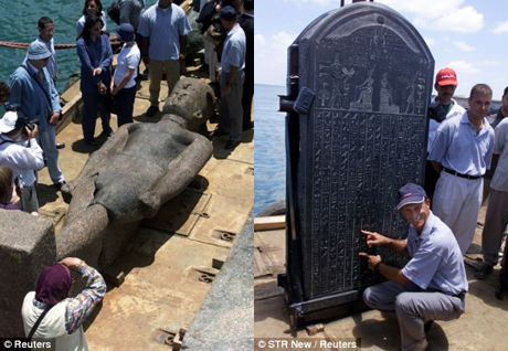 Tìm thấy thành phố Heracleion dưới đáy biển