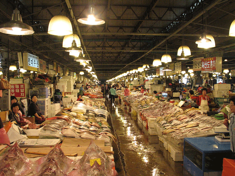 Khuôn viên khu chợ