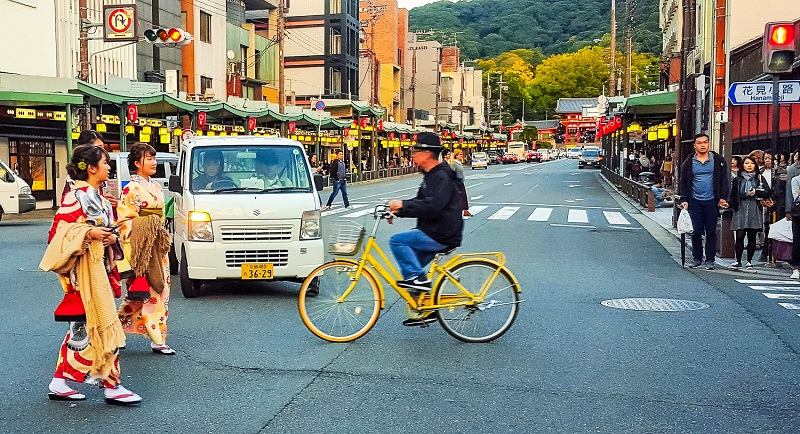kyoto thành phố xe đạp 
