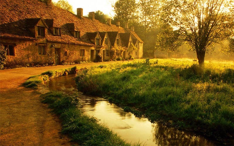 Làng cổ Bibury nước Anh