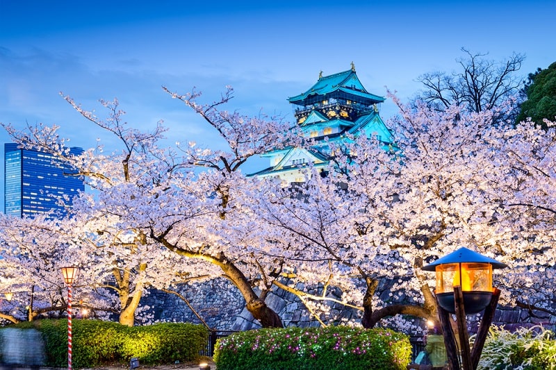 Lâu đài Osaka - biểu tượng du lịch Osaka