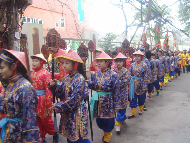lễ hội đình làng Quảng Bá10