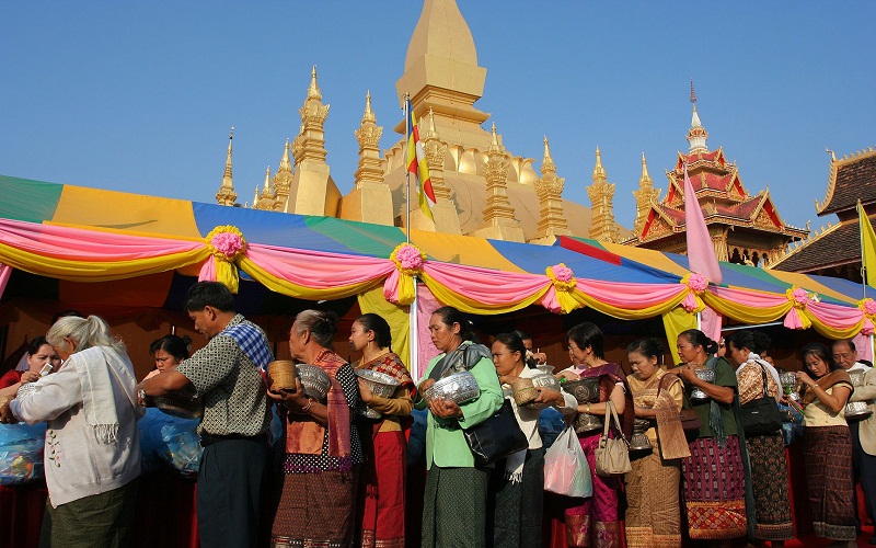 Lễ hội That Luang là lễ hội cấp quốc gia đặc trưng của Lào