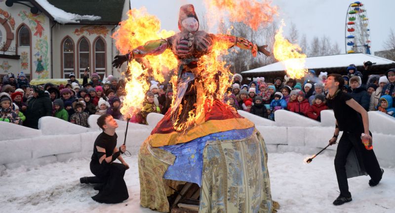 lễ hội tiễn mùa đông của Nga