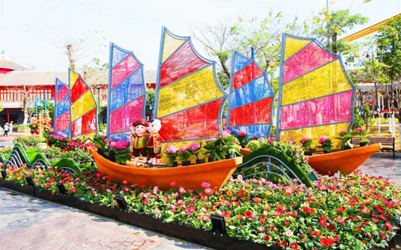 Hấp dẫn lễ hội hoa xuân Sun World Halong Complex