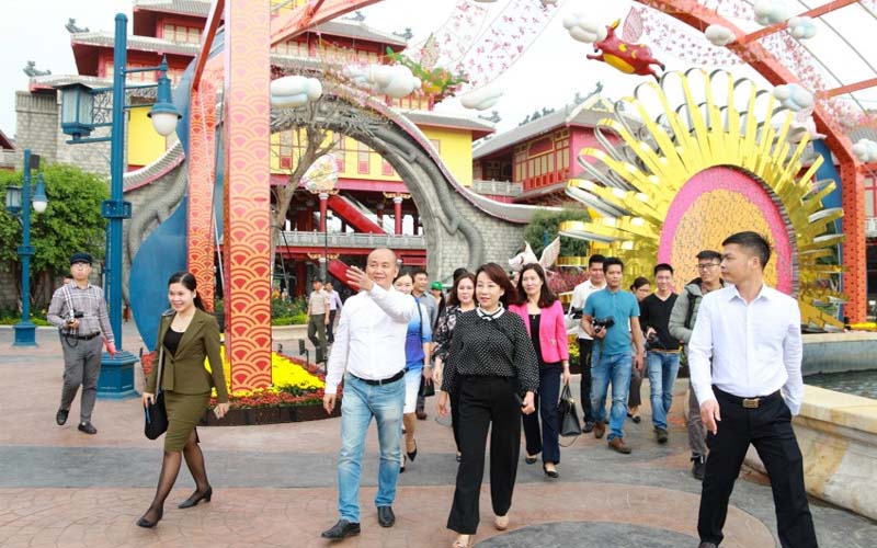 Hấp dẫn lễ hội hoa xuân Sun World Halong Complex