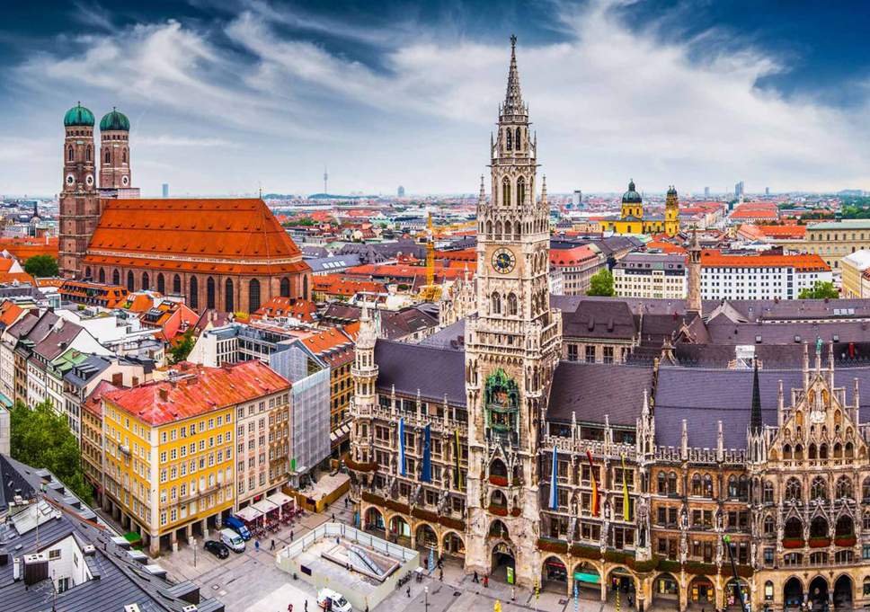 Thành phố Munich cổ kính xinh đẹp