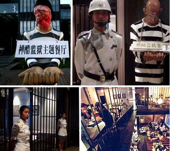 Nhà hàng nhà tù đảo quỷ ở Trung Quốc